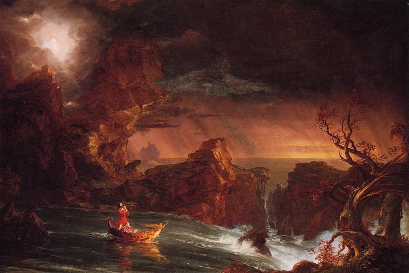 Thomas Cole Voyage of Life Sweden oil painting art